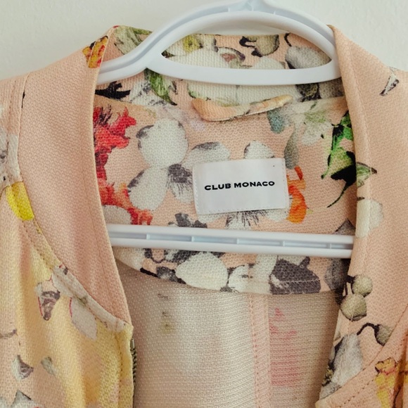 **SOLD** Club Monaco floral bomber jacket - Picture 3 of 4